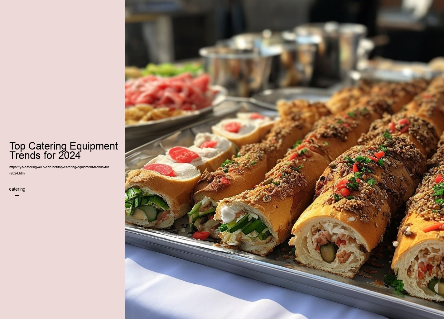 Top Catering Equipment Trends for 2024